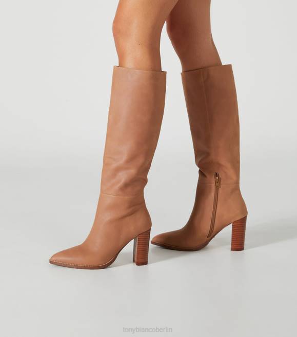 kniehohe Stiefel| de Tony Bianco Frauen Skyla-Kalbsstiefel Karamell Venedig 4624469